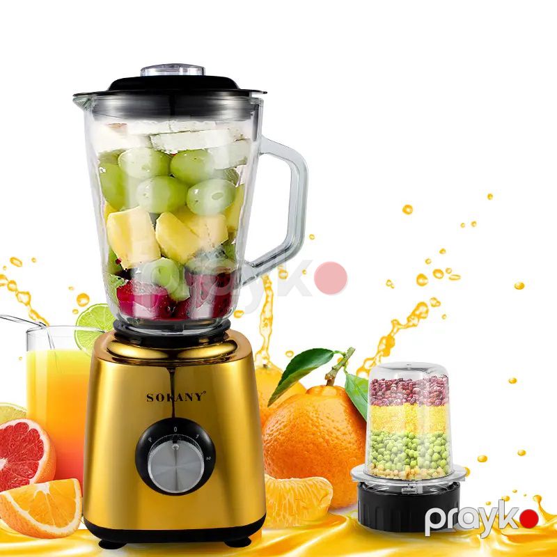 2-də 1 Arada Çoxfunksiyalı Elektrikli Şüşə Blender 500W Qida Prossesoru Yüksək Gücə Malik Şirəçəkən Maşın İki Dişli Qəhvə Dəyirmanı — Blenderlər, xırdalayanlar və mikserlər, Bakı (2)