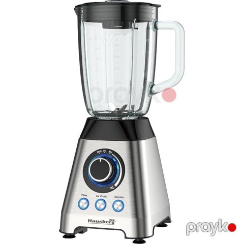 Hausberg HB-7764 - Blender, İki Sürətli, Şüşə Qab 1.8 L, 1200W Güc — Bakı