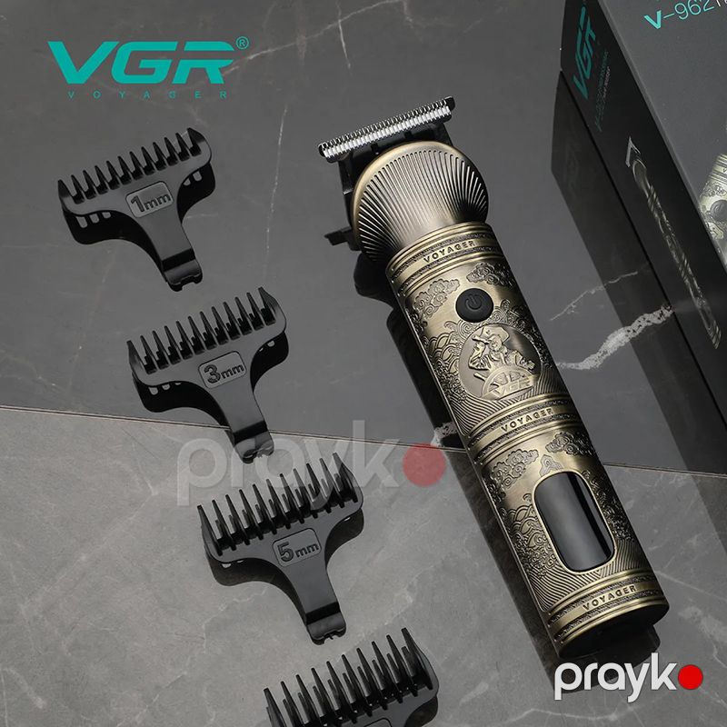 VGR V-962 Professional Simsiz Pro VGR Trimmer Kişi Saç Saqqal Kəsici Rəqəmsal Hair Crepper — Usturalar, trimmerler və epilyatorlar, Bakı (7)