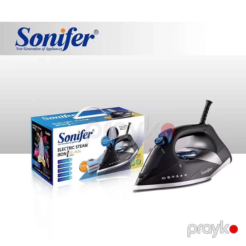 Sonifer SF-9104 Paltar Ütüsü 380ml Suyun İstiliyinə Nəzarət Edən Elektrikli Buxarlı Ütü — Ev texnikası, Bakı (5)