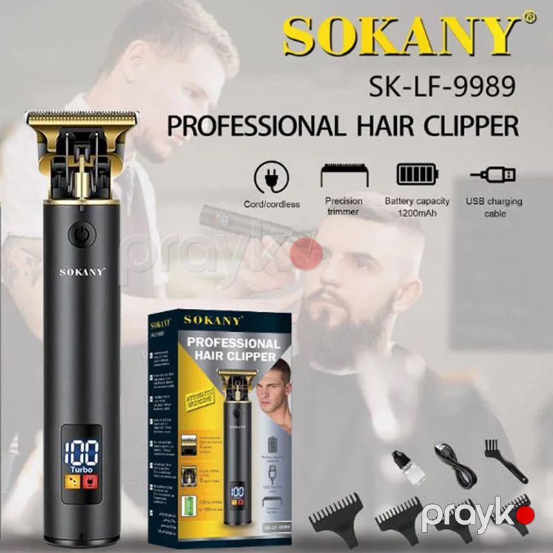 Sokany SK-9989 - Professional Saç və Saqqal Trimmer — Usturalar, trimmerler və epilyatorlar, Bakı (6)