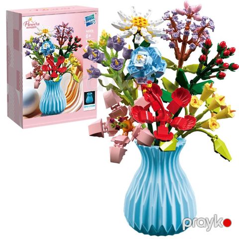 Blok konstruktor Zuanma Flowers Building GR-004, 109 parça — Bakı