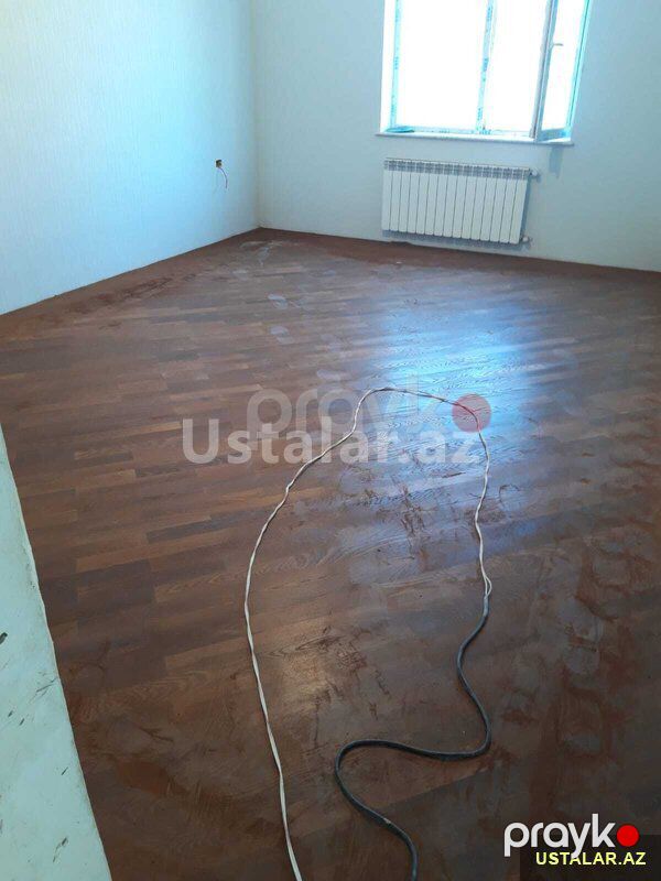Pol parketin yonulması — Təmir xidmətləri, Bakı (7)