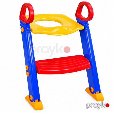 Uşaq unitaz oturacağı, 2-7 yaş, plastik, Rəngbərəng, 40x30x15 sm — Bakı