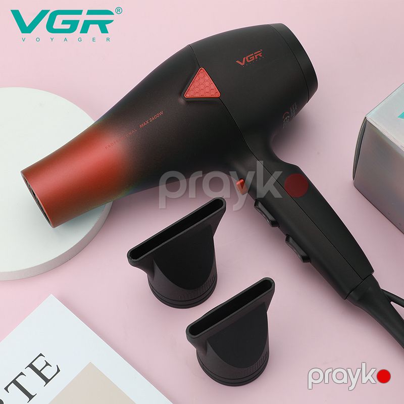 VGR V-455 Elektrikli Saç Qurutma Feni Saç Düzləşdirici Fen Qadınlar Üçün Saç Şəkilləndirici Hava Feni 2400W — Fən, Bakı (4)