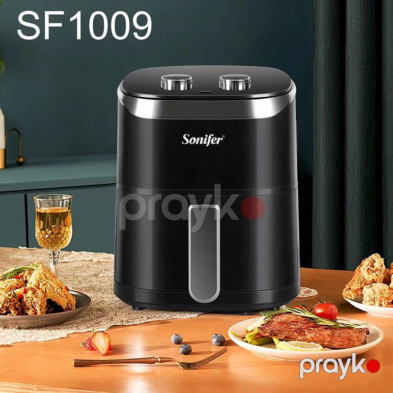Sonifer SF-1009 Çoxfunksiyalı Qızardıcı Hava Fritöz 4.2L Tutumlu Airfryer 1400 W — Digər mətbəx texnikası, Bakı (3)