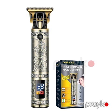 Sokany SK-9982 Saç Təraş Maşını, Polad Bıçaqlar, Dəqiq Kəsmə — Bakı