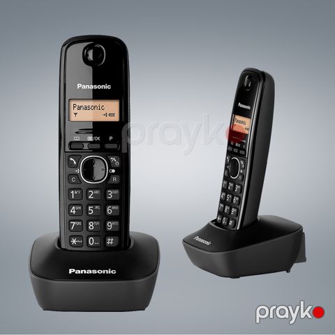 Panasonic KX-TG1611 Divara Quraşdırıla Bilən Altlıqlı Simsiz Ev Telefonu — Bakı