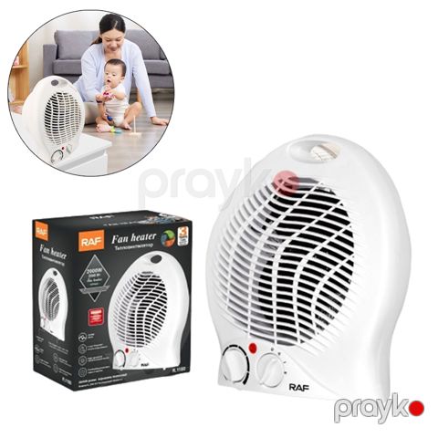 RAF Klassik Dizaynda Döşəmə Qızdırıcı R.1180 İsti və Soyuq Hava Üçün Ventilyator Fan Qızdırıcısı Masa Üstük Kumtel Eektrik Qızdırıcı — Bakı