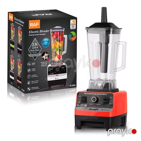 RAF R.2802 Elektrikli Blender Smoothie Blender 500W Gücündə 6 bıçaqlı Blender Tutum 2.5L — Bakı
