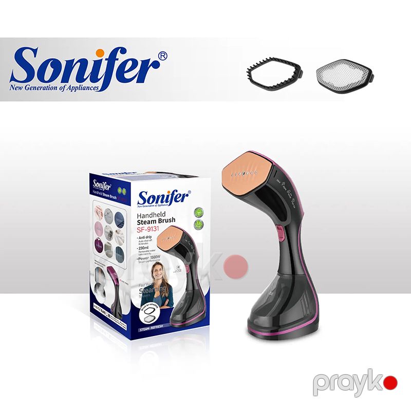 Sonifer SF-9131 220V Yüksək Keyfiyyətli Geyim Buxar Ütüsü 1500W Portativ Elektrikli Əl Buxar Dəmir Ütü — Ev texnikası, Bakı (4)