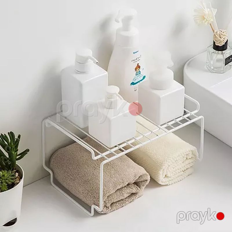 Çoxfunksiyalı Yığılabilir Mətbəx Hamam Otağı Üçün Polad Saxlama Rəfi Organizer — Mallar, Bakı (2)