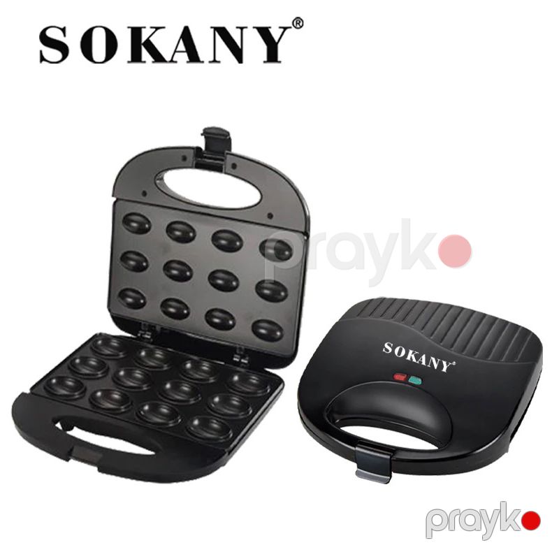 1400W Gücə Məxsus Sokany Elektrikli Toster LED İşıqlı Paslanmaz Polad Şirniyat Tosteri Keks Bişirmə Maşını — Toster və vaflyasıcı, Bakı (4)