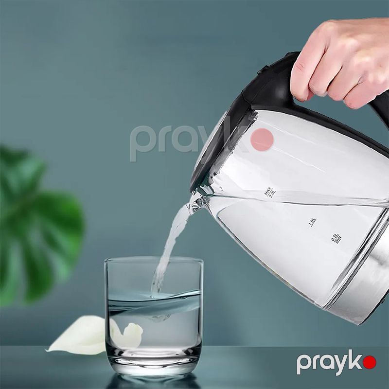 Yüksək Keyfiyyətli RAF 2L Elektrikli Şüşə Çaydan 2000W 2L Su Tutuma Malik LED İşıqlı Seramik Çaydan 220V — Elektrik çaydanları və termoslar, Bakı (6)