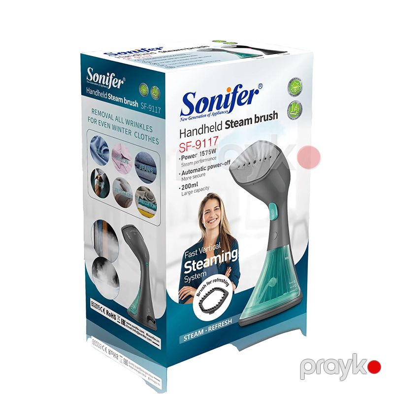 Sonifer SF-9117 Elektrikli Buxarlı Ütü Yüksək Keyfiyyətli Buxarlı Ütü 1575W — Ev texnikası, Bakı (5)