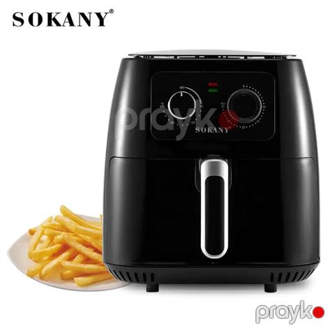 Böyük Tutumlu Sokany Hava Fritözü Elektrikli Air Fryer 1700W 8,5 Litr Tutuma Sahib Elektrikli Qızardıcı Professional Sokany Qızardıcı — Bakı