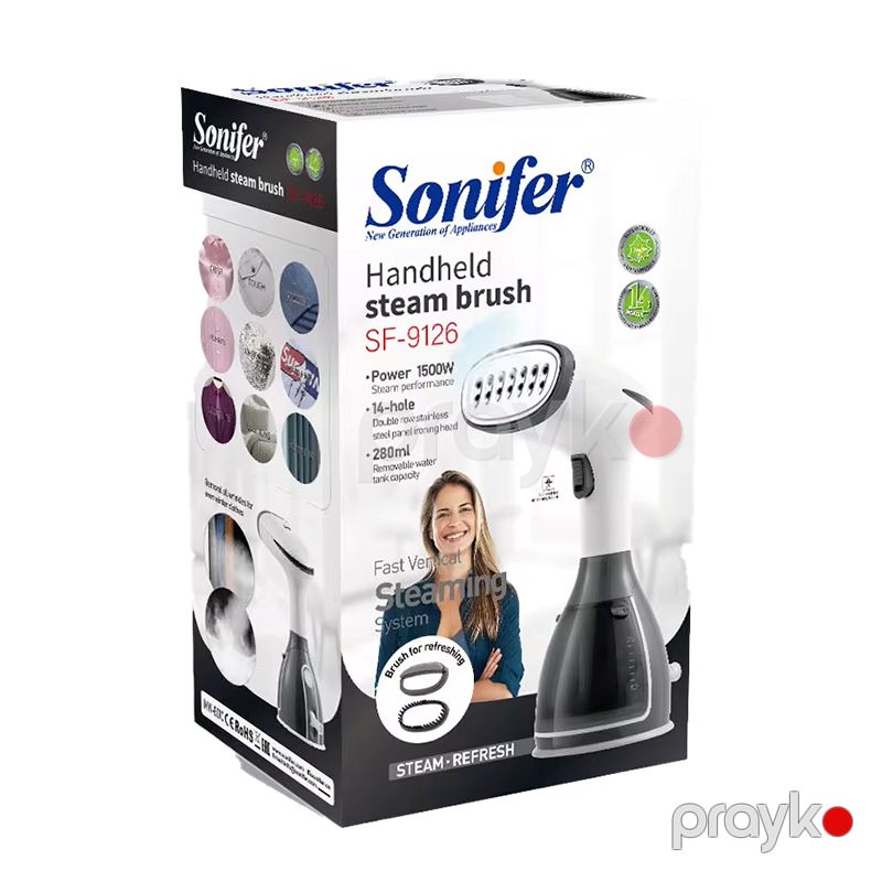 Sonifer SF-9126 Elektrikli Əl Ütüsü Portativ Mini Ütü Buxarlı Ütü 1500 W — Ev texnikası, Bakı (6)