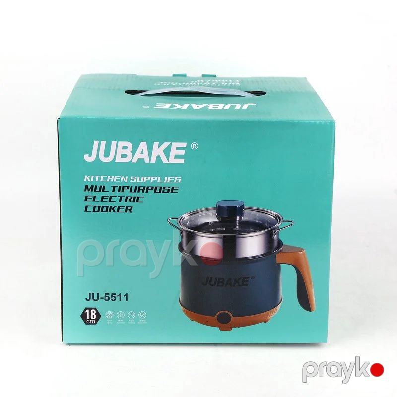 Jubake Çoxfunksiyalı Elektrikli Qazan JU-5511 Yapışmayan Elektrik Qazanı 1.8L Elektrikli Qida Bişirmə Qazanı 600W — Qablar və mətbəx əşyaları, Bakı (7)