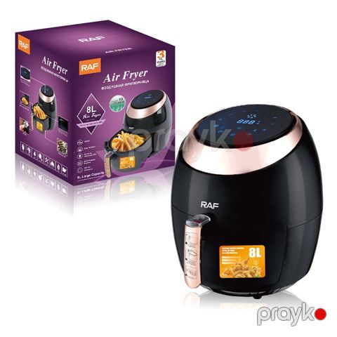 Raf R.5298 1800W Çoxfunksiyalı Elektirikli Qızardıcı Böyük Tutumlu Elektirikli Qızardıcı Airfryer 8L — Bakı