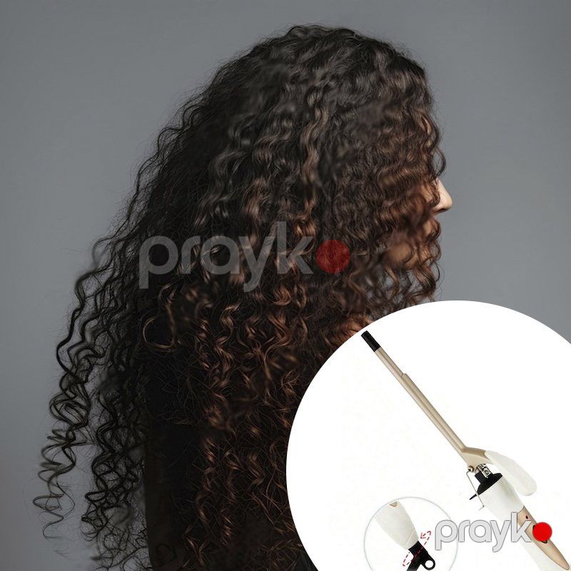 Pro Mozer MZ-2218 Saç Üçün Maşa Buruq Saçlar Afro Buruq Feni ProMozer Afro-Buruq Saçlar üçün İncə Buruq Ütü — Fən, Bakı (6)