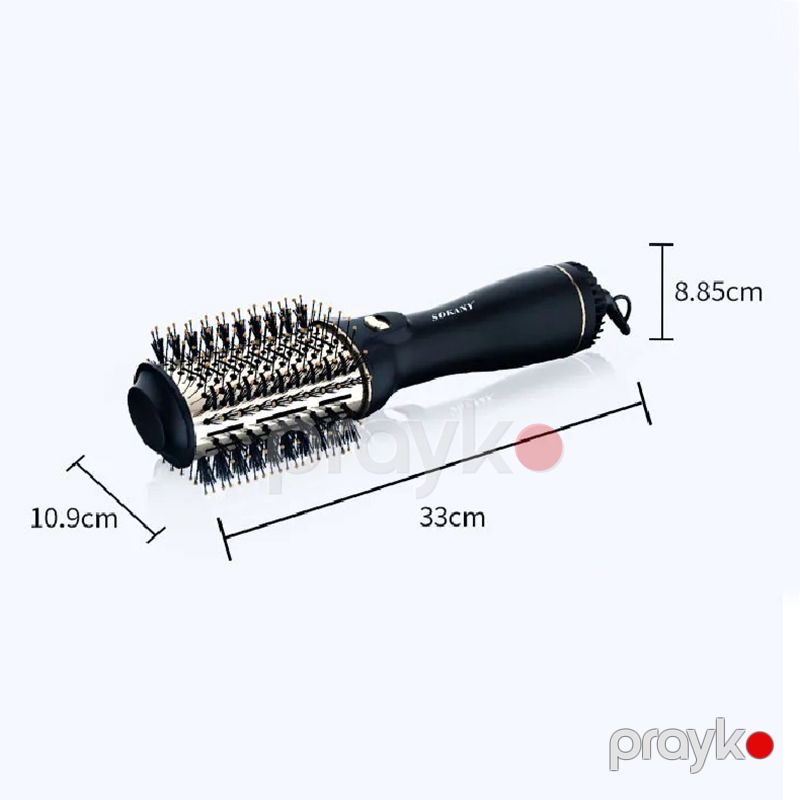 Sokany 2-si 1 Arada Hava Fırçası 1200W Gücə Məxsus Elektrikli Saç Düzləşdirici 2 Səviyyəli Temperatur — Fən, Bakı (8)