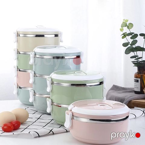 Yemək Saxlama Qabı Paslanmaz Polad Material 4-lü Set — Bakı