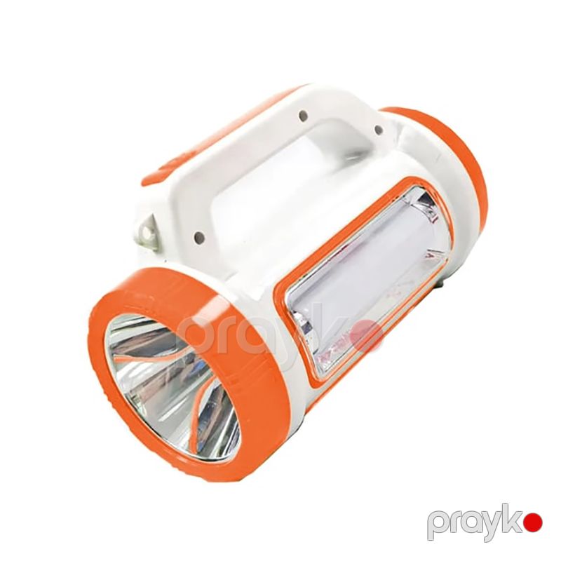 Xarici İşıqlandırma Günəş Enerjisi və USB Doldurulan Fənər JQ-6088 3 Vt Narıncı LED El Feneri USB Şarjlı — İdman, hobi, istirahət, Bakı (2)
