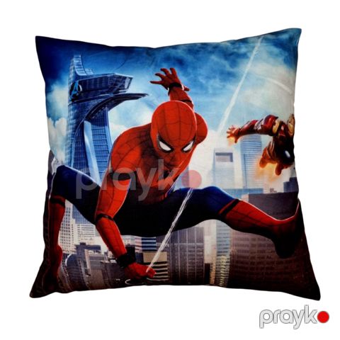 Dekorativ yastıq VM309, Spiderman, 45x45 sm, göy/qırmızı — Bakı