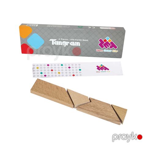 T Tangram Zeka Ve Akıl Oyunu 4 Parça 100 Farklı Şekil T Tangram Zeka Eğitim Oyunu 5+ Yaş 1+ Oyuncu — Bakı