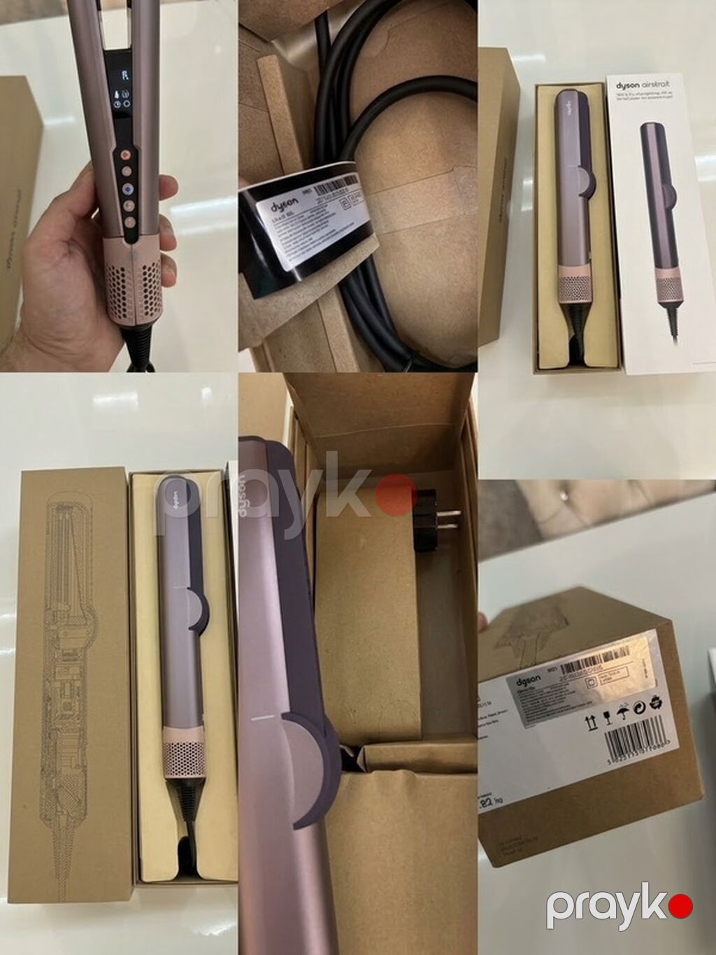 Dyson Airstrait – nəm saçdan quruya qədər hava ilə düzləşdirən saç — Saç burmağa və düzəltməyə, Sumqayıt (3)