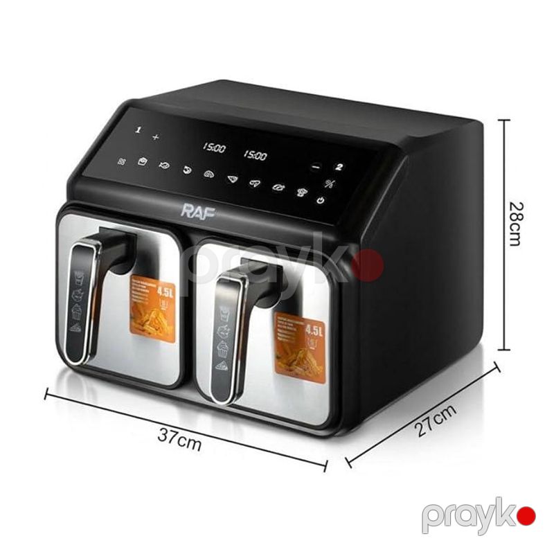 RAF R.5376 Çoxfunksiyalı Elektrikli Qızardıcı Hava Fritöz Airfryer 2200W — Digər mətbəx texnikası, Bakı (6)