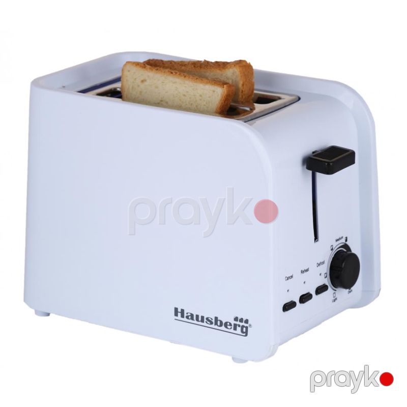 Hausberg HB-195 - Toster, 750 Vt, 2 Dilim, Əritmə Funksiyası, Yenidən Qızdırma Funksiyası, 6 Güc Səviyyəsi — Toster və vaflyasıcı, Bakı (2)