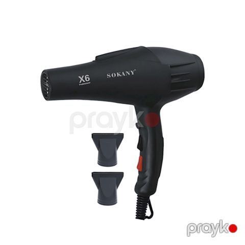 Sokany SK-X6 Elektrikli Saç Qurutma Feni Saç Şəkilləndirici Fen Hava Feni 2200W — Bakı