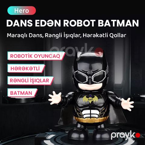 Rəqs edən robot Dance Hero Batman (işıq, musiqi, səs), İnteraktiv oyuncaq — Bakı