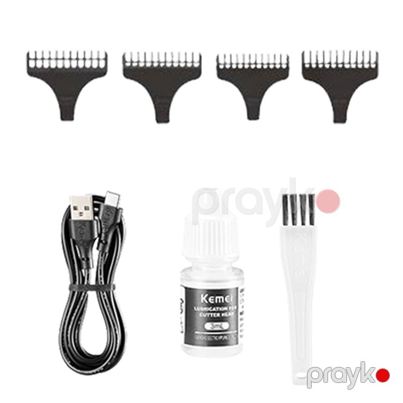 Kemei KM-1579 - Trimmer, Yüksək Güclü Doldurula Bilən Elektrikli Saç Kəsici Maşın, İncə Polad Kəsici Başlıqlı Saç Kəsici — Usturalar, trimmerler və epilyatorlar, Bakı (2)