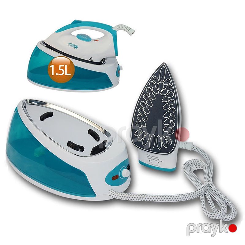 DSP Professional Buxarlı Ütü 2400W Gücündə Peşəkar Üfiqi Və Şaquli İstifadə Üçün Uyğun Anti-calc Keramik Buxarlı Ütü Dəsti 1.8L — Ev texnikası, Bakı (6)