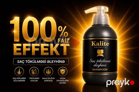 Şampun Kalite Kozmetik saç tökülməsi əleyhinə 450 ml — Bakı