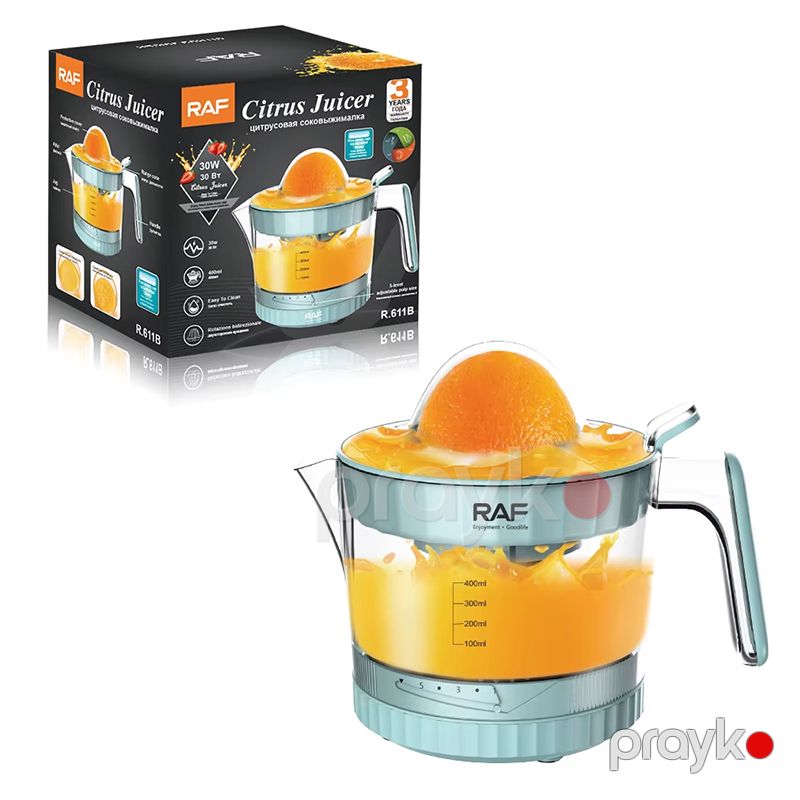 RAF Popular Home R.611 Portagal Sıxıcı Aşağı Güclü Elektrikli Portağal Limon Şirəsi Sıxan Əl ilə Sitrus Şirəsi Sıxan — Digər mətbəx texnikası, Bakı (6)