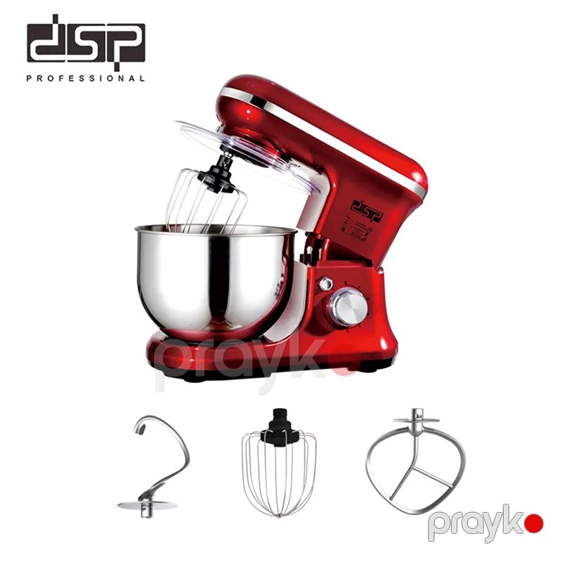 3-ü 1 DSP Arada Elektrikli Xəmir Yoğurma Maşını 5L 1200W Gücündə Böyük Tutumlu Dansong Xəmir Qarışdırıcı 220V — Blenderlər, xırdalayanlar və mikserlər, Bakı (6)