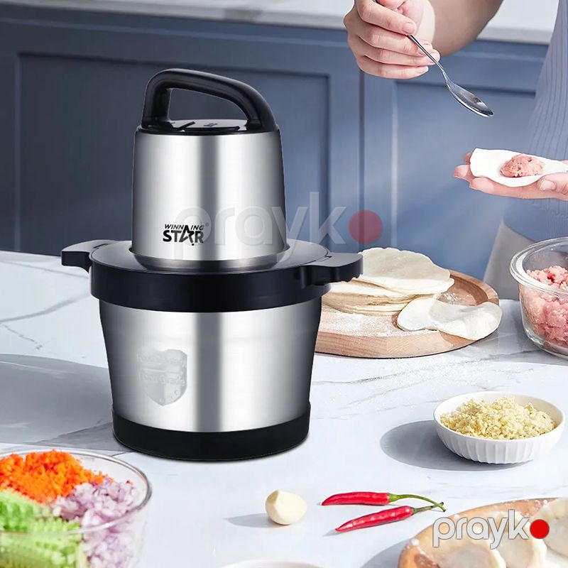 Wınnıngstar ST-5560 Çoxfunksiyalı Doğrayıcı Elektrikli Qida Kombaynı Ətçəkən — Blenderlər, xırdalayanlar və mikserlər, Bakı (6)