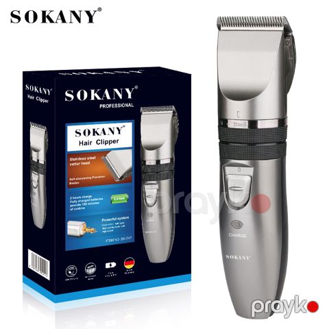 Sokany SK-747 Saç Kəsici Trimmeri Suya Davamlı aşağı səs-küylü Saç Trimmeri Maşinka — Bakı