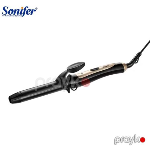 Sonifer SF-9585 Peşəkar Elektrikli Saç Burma Feni Qıvrım Saçlar Üçün Buruq Ütü Feni Maşa — Bakı