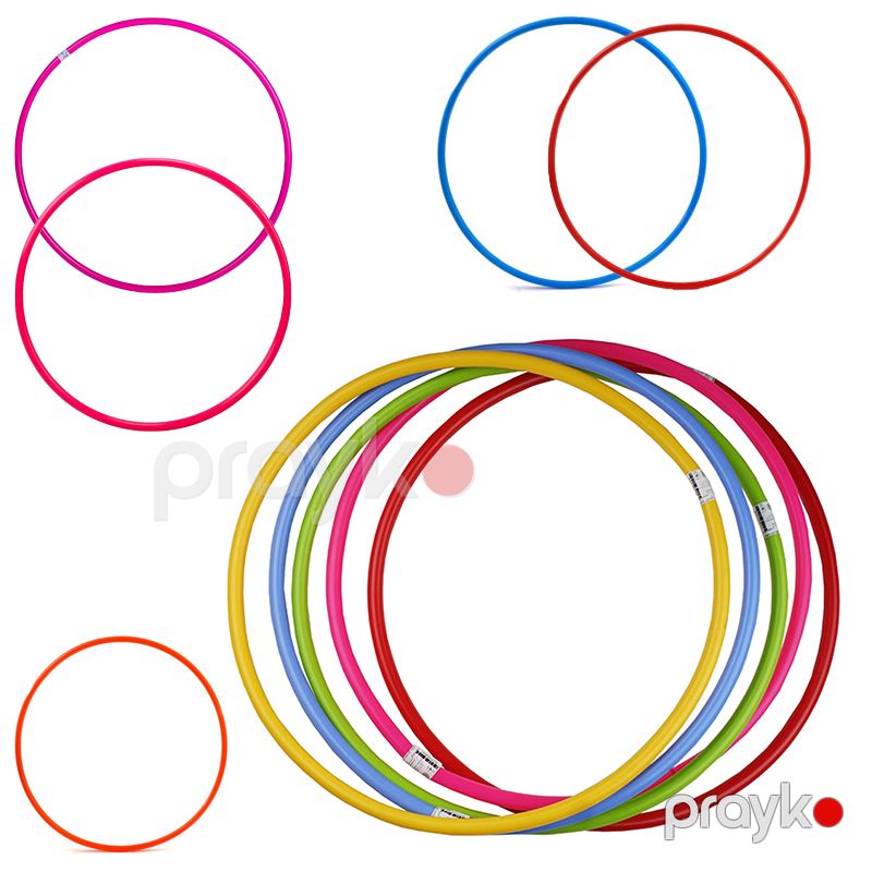 Gimnastika Üçün Obruch Plastik Material Hula Hoop Uşaqlar Üçün Rəngli Kiçik Ölçülü Gimnastik Kruq 50sm — İdman, hobi, istirahət, Bakı (2)