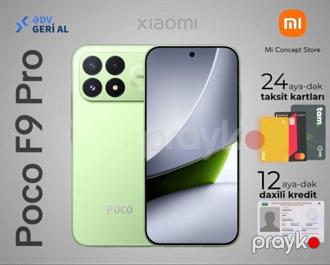 Xiaomi Poco F9 Pro Aurora Green 512GB/12GB — Bakı