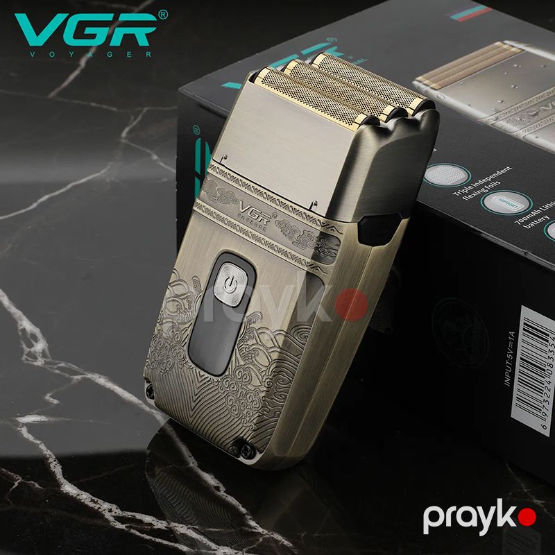 VGR V-335 Təraş Maşını Kişilər Üçün Yuyula Bilən Təkrar Doldurulan Peşəkar Təraş Maşını Trimmer — Usturalar, trimmerler və epilyatorlar, Bakı (4)