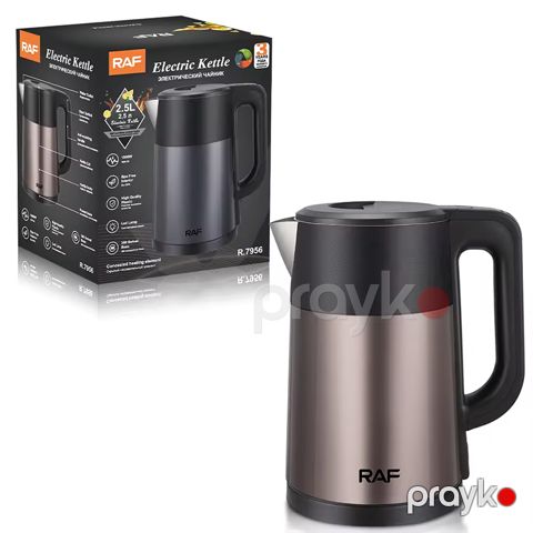 RAF R.7956 Elektrikli Çaydan Yüksək Keyfiyyətli Çaydan 1800W Gücündə Tutum 2.5 L — Bakı