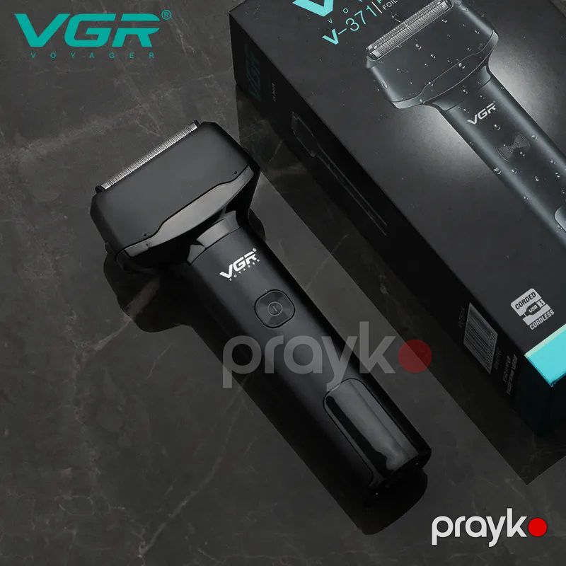 VGR V-371 Yüksək Keyfiyyətli Trimmer Suya Davamlı Ipx5 Elektrikli Akkumulyatorlu Üz Saqqal Təraş Maşını Kişilər üçün — Usturalar, trimmerler və epilyatorlar, Bakı (7)