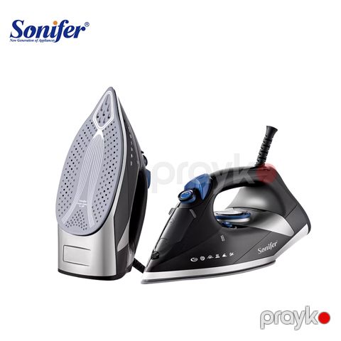 Sonifer SF-9104 Paltar Ütüsü 380ml Suyun İstiliyinə Nəzarət Edən Elektrikli Buxarlı Ütü — Bakı