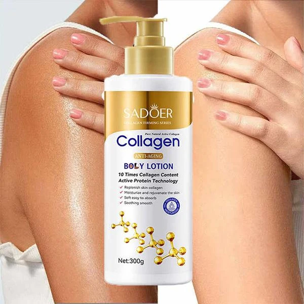Kollagenli Sadoer yaşlanma əleyhinə bədən losyonu, nəmləndirici ağardıcı (300 gr) — Mallar, Bakı (4)