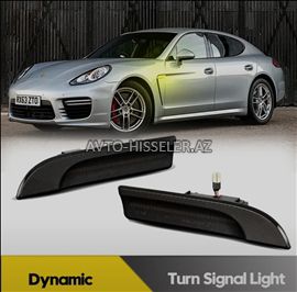 Porsche Panamera aşağı sağ və sol led dönmə işıqları (xənardar edici siqnallar) — Avtomobil işığı, Bakı (4)